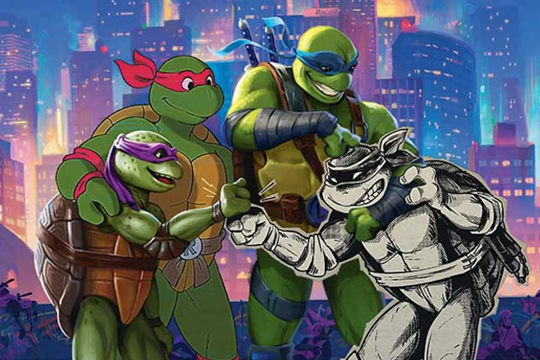 Turtles Forever card artwork for Magic The Gathering
